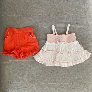 Janie and Jack Summer Short Set. Size 12-18 months.